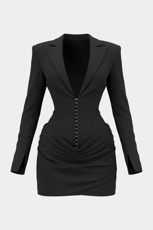 Amy | Mini jurk met diepe V-hals