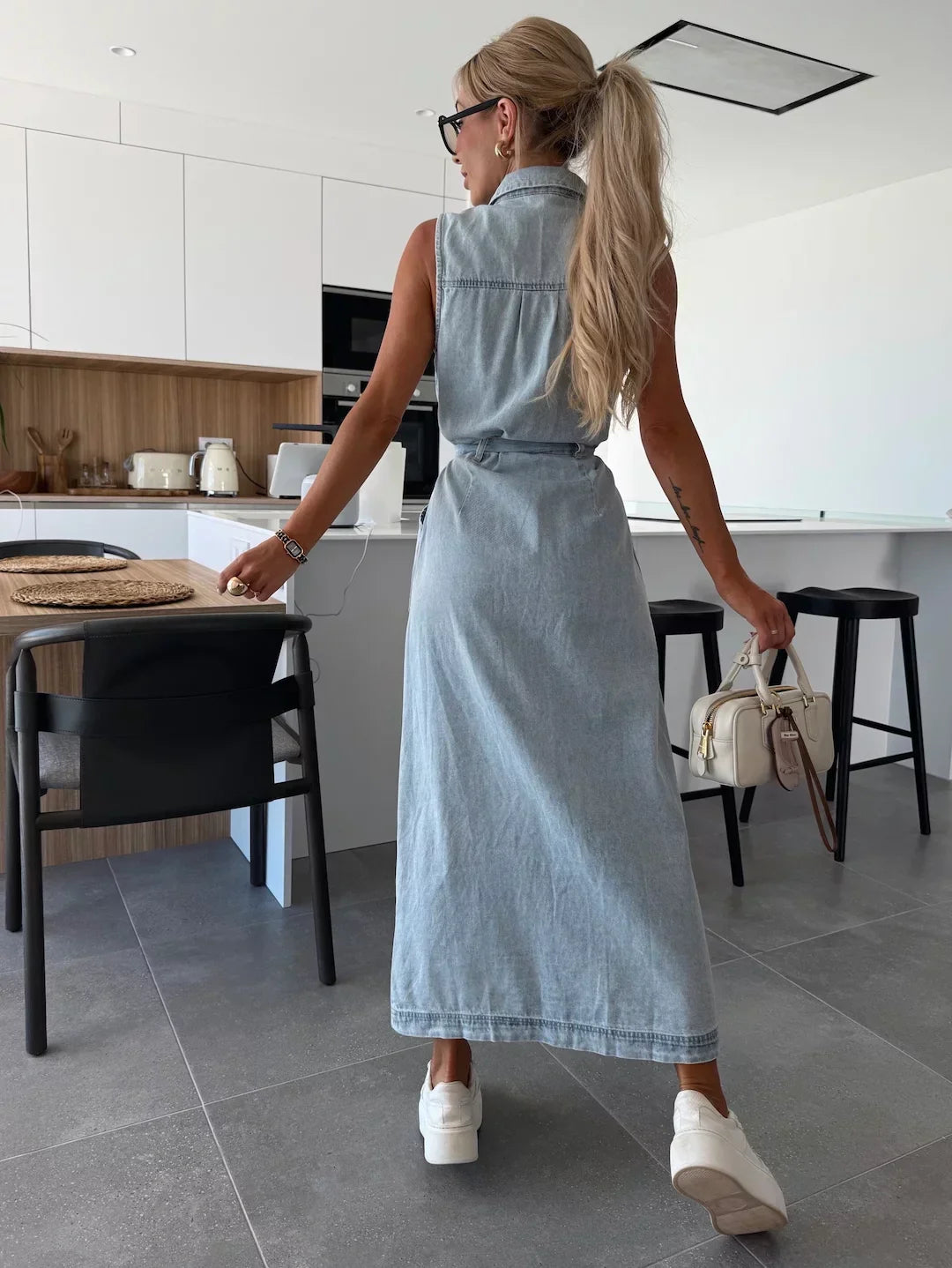 Lotte | Maxi Denim Jurk