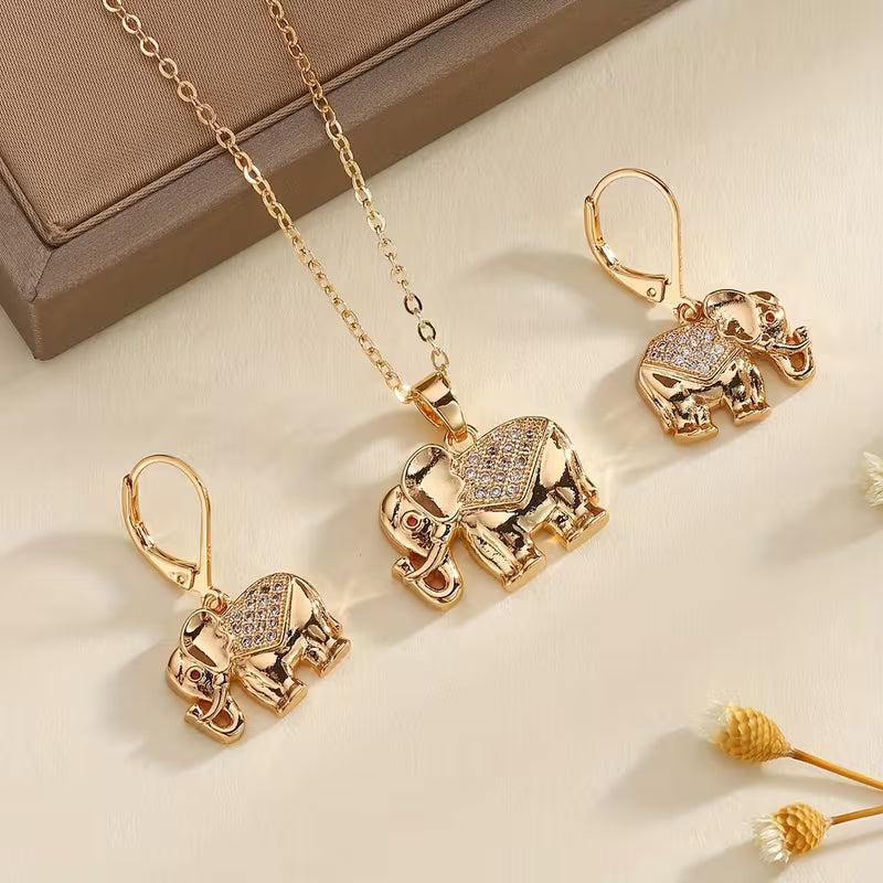 Olifant Geluksoorbellen met Gratis Ketting