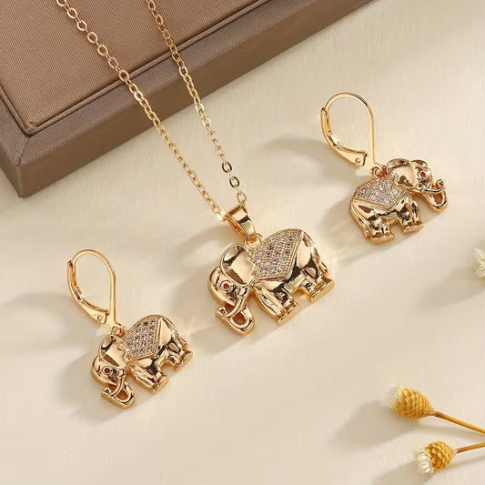 Olifant Geluksoorbellen met Gratis Ketting