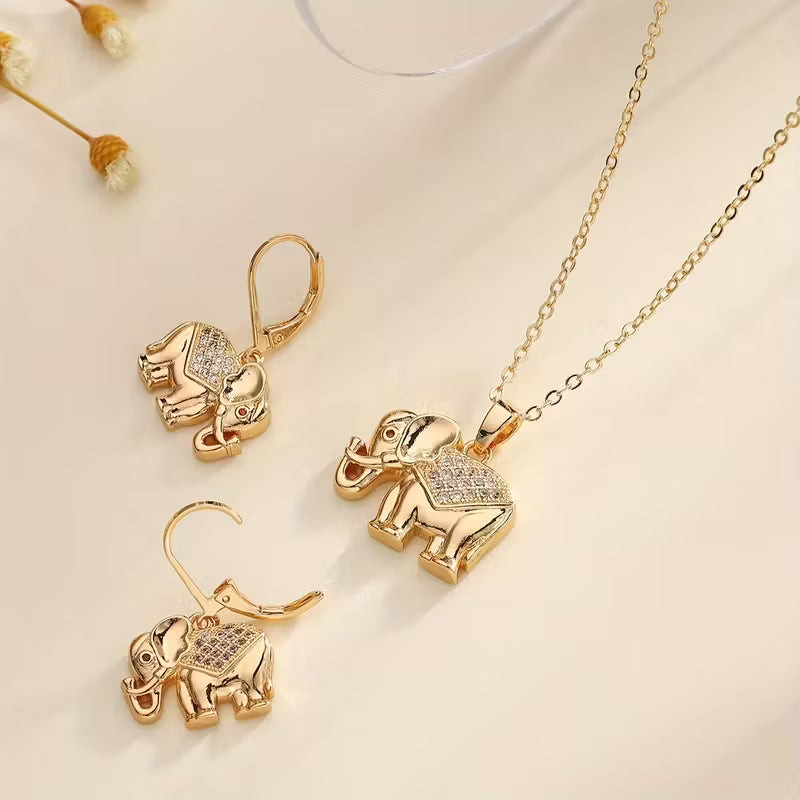 Olifant Geluksoorbellen met Gratis Ketting