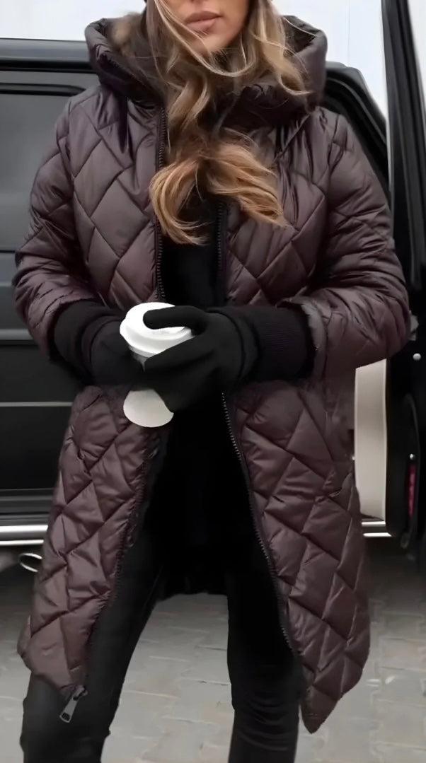 Vera | Gewatteerde Jas Met Capuchon