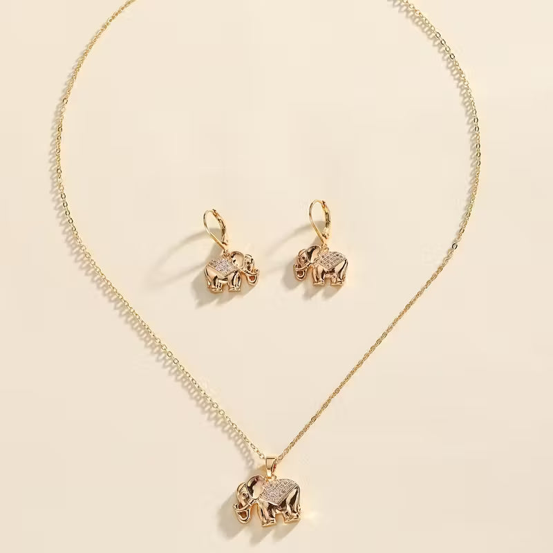 Olifant Geluksoorbellen met Gratis Ketting