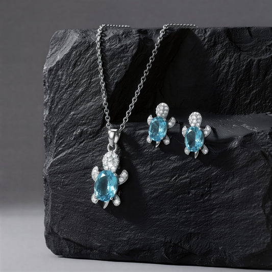 Geluks-schildpad Oorbellen